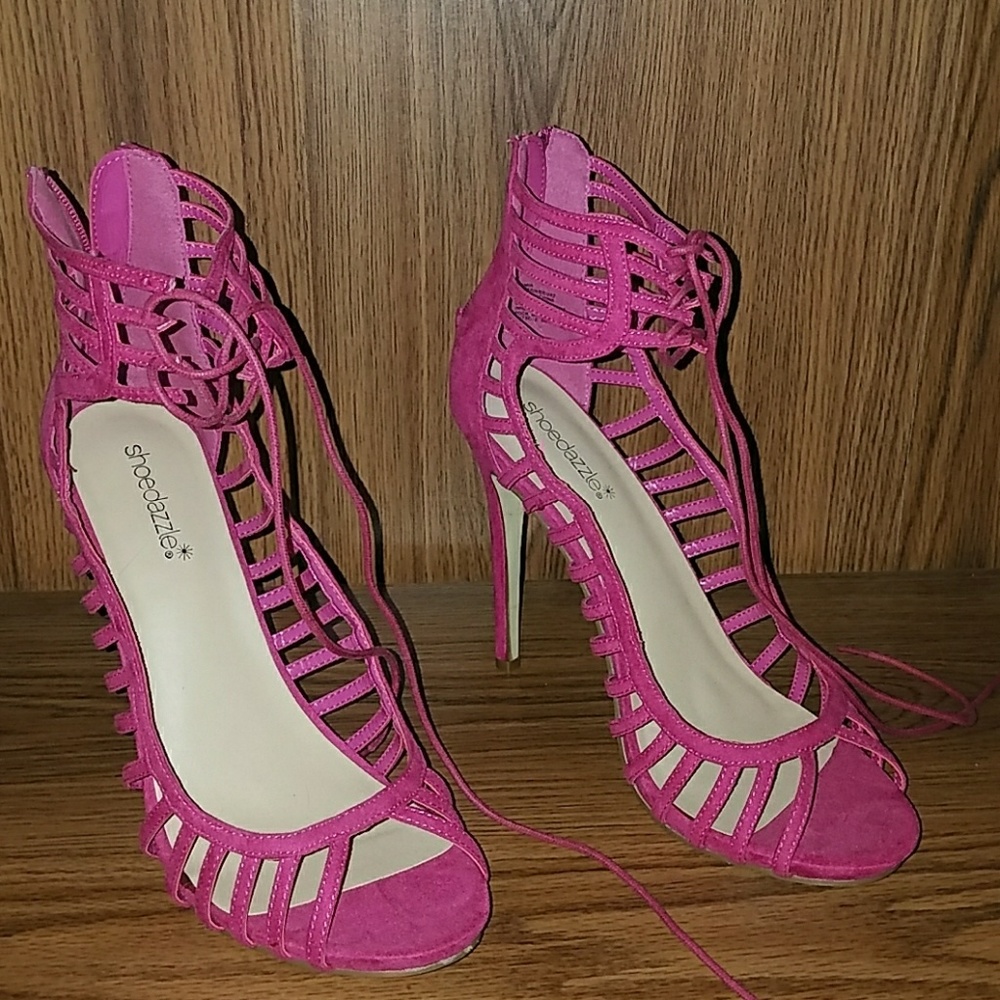 Pink heels
